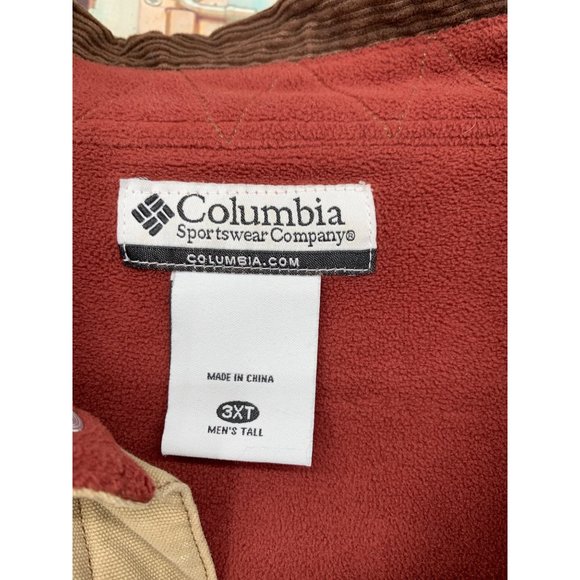 Columbia Canvas Fleece Jacket / Fleece Linging 3XT - Picture 4 of 12